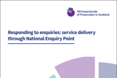 Front cover of report on National Enquiry Point